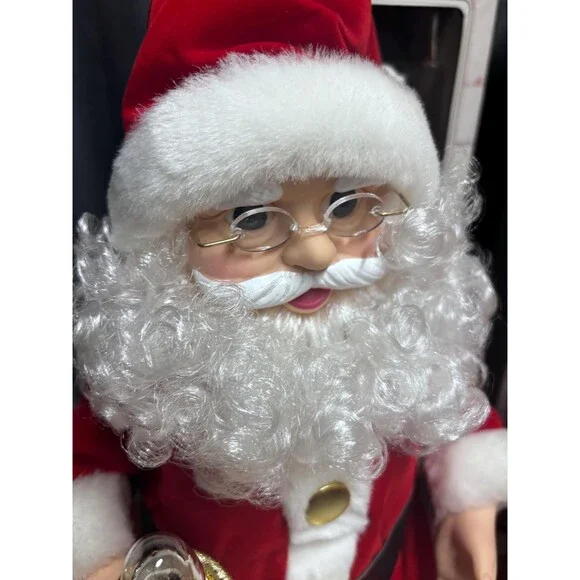 Vintage Telco Motionettes Santa and Mrs Claus Animated Lighted Figures Boxes - Picture 14 of 16